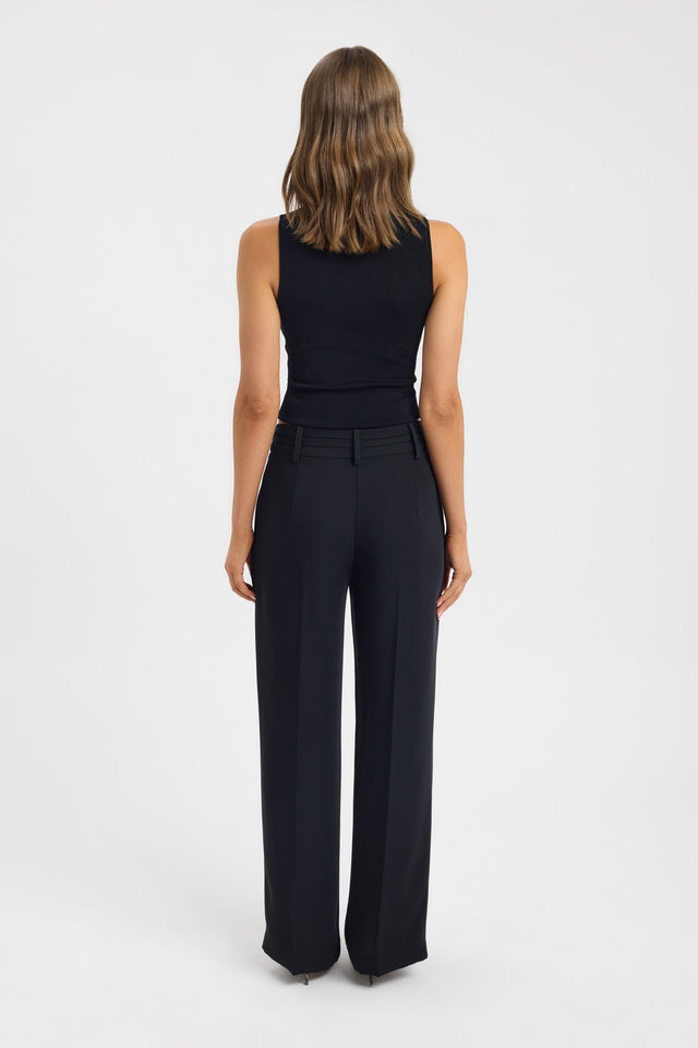 back Maria Waistband Pant Kookai Wide-leg High-rise womens-regular-pants 