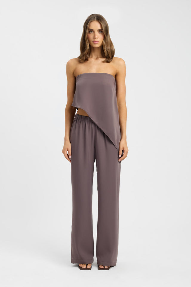 front Maria Elastic Pant Kookai relaxed High-rise womens-regular-pants 