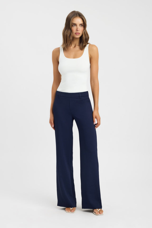 front Oyster Core Low Rise Pant Kookai relaxed Low-rise womens-regular-pants 