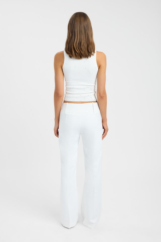 back Ariel Waistband Pant Kookai Regular Mid-rise womens-regular-pants 