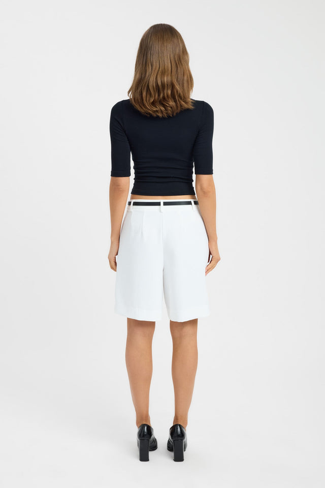 back Ariel Low Rise Bermuda Short Kookai Mid-rise Relaxed womens-shorts 