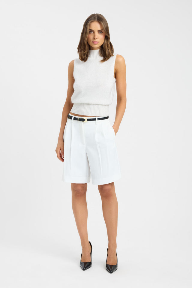 side Ariel Low Rise Bermuda Short Kookai Mid-rise Relaxed womens-shorts 