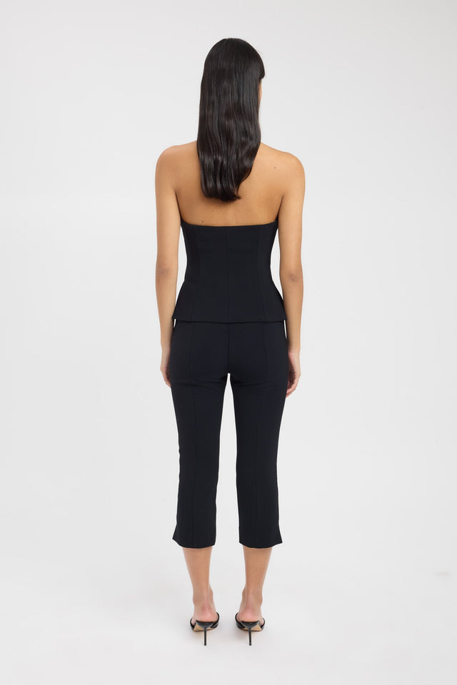 back Alto Linear Top Kookai Fitted Straight Sleeveless Womens-Blouse 