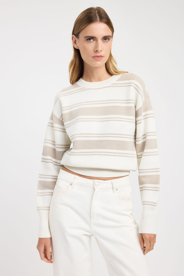 Dalton Stripe Crew Jumper