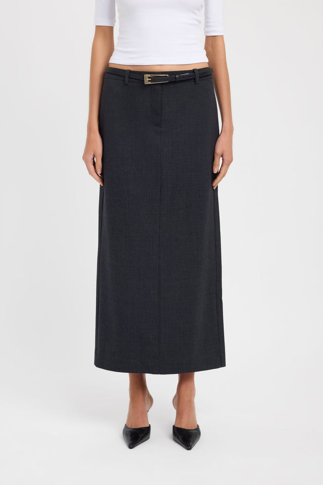 Crafted with the Ashford Maxi Skirt in womens-skirts featuring straight hem and darkslategrey colour front