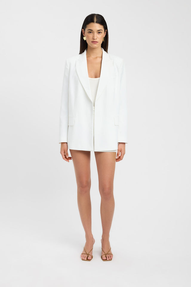 front Opal Blazer Kookai Long sleeve Blazer Full length black womens-coats-and-jackets 