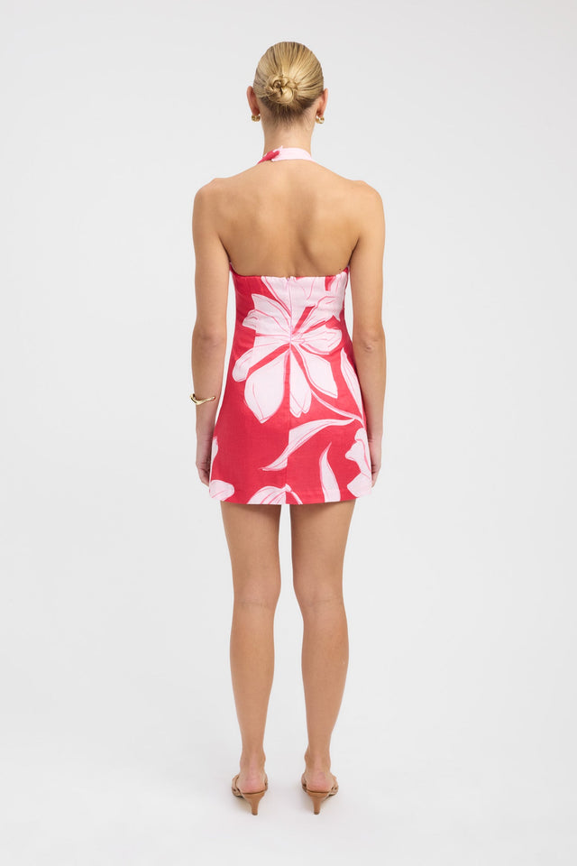back Bloom Mini Dress Kookai Bodycon Mini Fitted Squareneck womens-dresses 