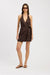 Palm Trim Mini Dress