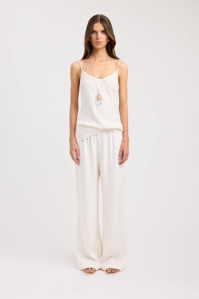 side Maria Long Cami Kookai Relaxed Scoopneck Sleeveless Womens-Blouse 