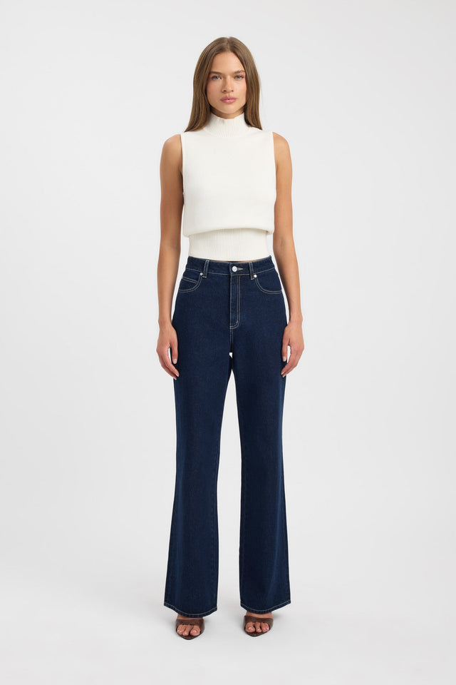 front Kai High Rise Jean Kookai Regular High-rise womens-regular-pants 