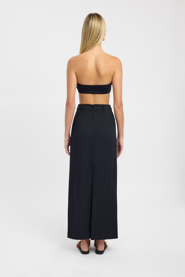 back Tayla Trim Bandeau Kookai Fitted Sweetheart Sleeveless Womens-Blouse 