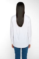 Chemise oversize Maguy blanche Dos