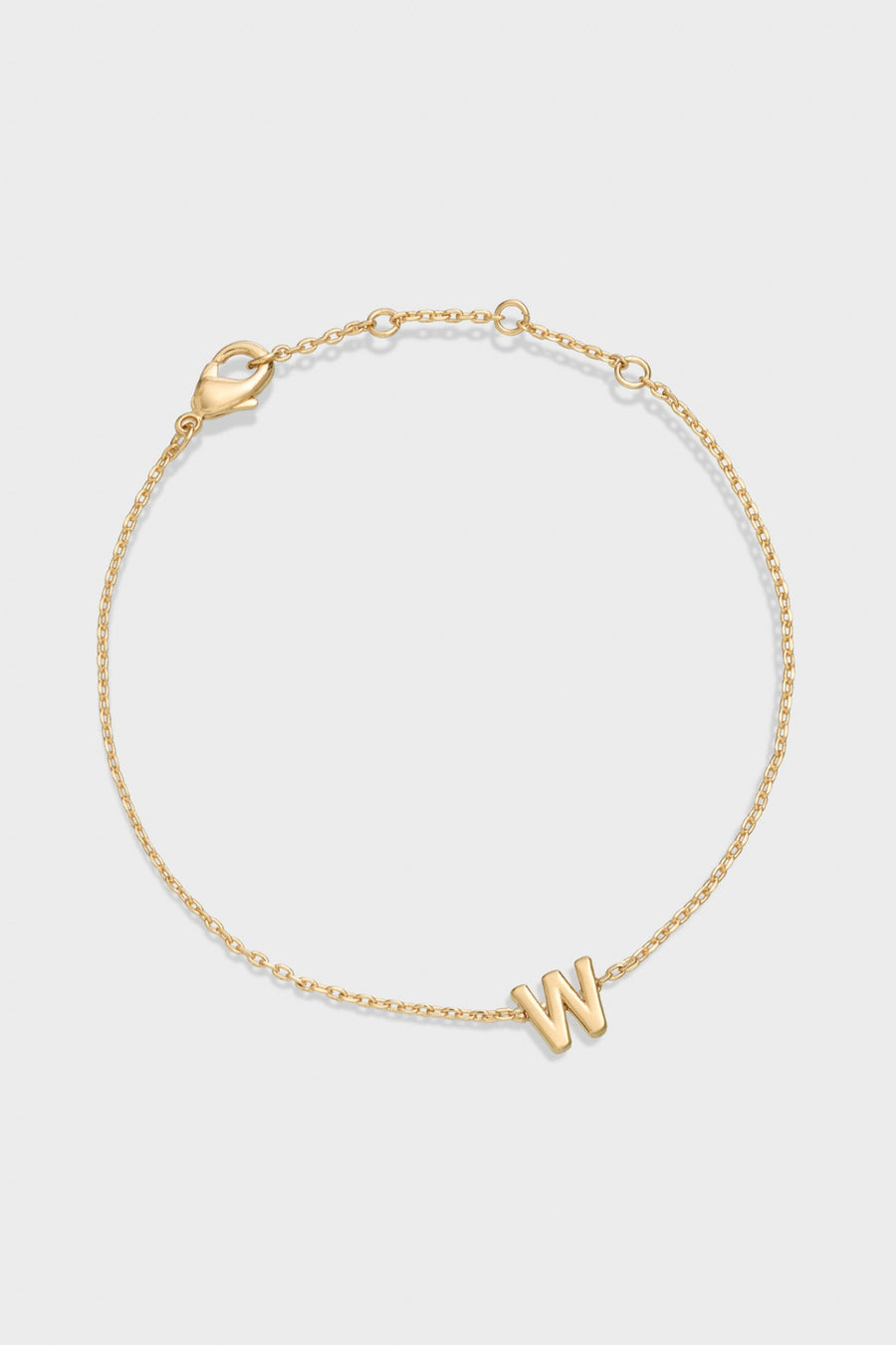 W - Letter Bracelet