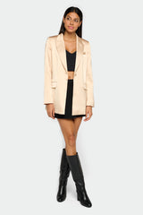 Blazer long Belle Satin